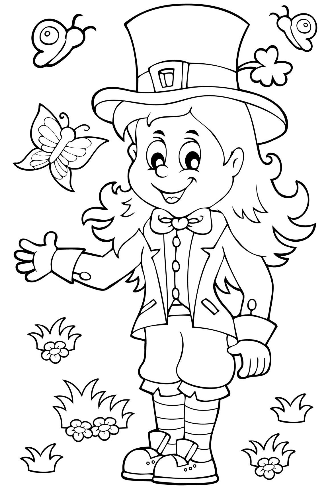 St. Patrick's Day Coloring Pages - Pretty Providence