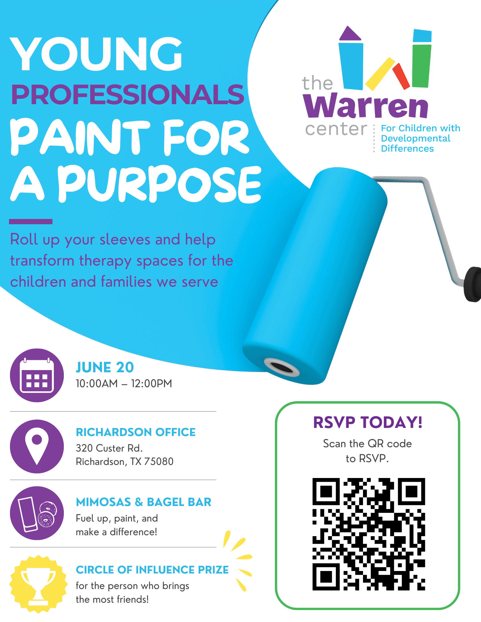 Yp Paint For A Purpose - The Warren Center | Non-profit organization in Richardson, Texas