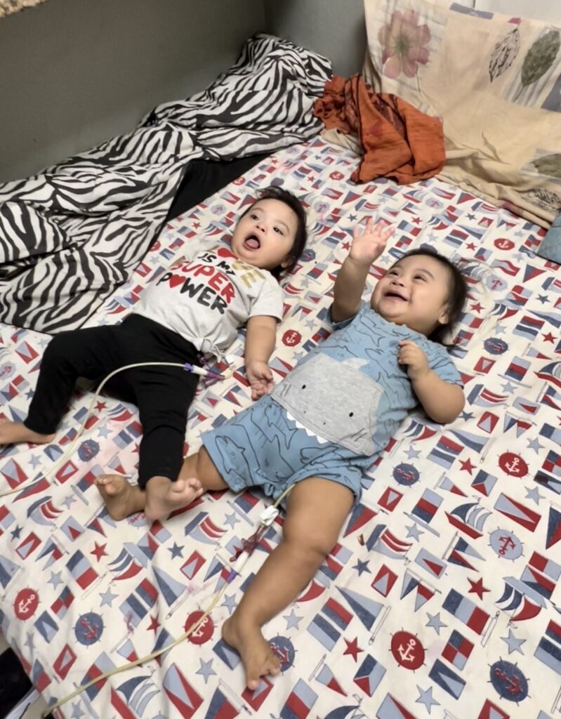 Julissa and her twin babies